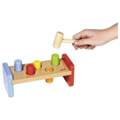Zabawki drewniane  Kolorowa drewniana przebijanka dla dzieci goki - drewniana zabawka edukacyjna, zabawka dla 2 latka