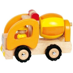 Zabawka dla chłopca  Drewniana betoniarka do zabawy dla dzieci goki - drewniana zabawka, zabawa autami, zabawka dla 2 latka 