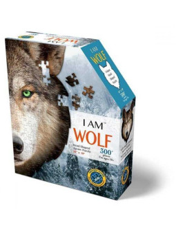 MADD CAPP,  Puzzle konturowe I AM - Wilk 300 elem.