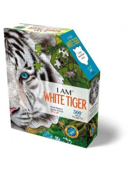 MADD CAPP,  Puzzle konturowe I AM - Biały Tygrys 300 elem.