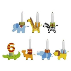 Dekoracja urodzinowa dla dzieci - parada zwierzaków