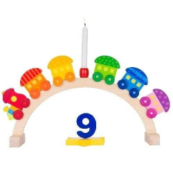 Dekoracja urodzinowa dla dzieci goki - drewniana dekoracja urodzinowa, zabawka dla dziecka