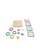BS Toys, drewniana tablica manipulacyjna Geoplan BS Toys, drewniana tablica manipulacyjna Geoplan