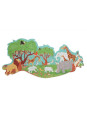 Scratch, Puzzle konturowe Safari 60 elem.
