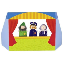 Kukiełki do zabaw w teatr - teatrzyk  dla dzieci goki - zestaw kukiełek, zabawa w teatr, zabawka dla 3 latka