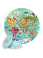 BOPPI, Puzzle okrągłe 58 cm - Mapa świata 150 elem.