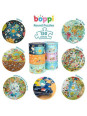 BOPPI, Puzzle okrągłe 58 cm - Mapa świata 150 elem.