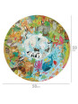 BOPPI, Puzzle okrągłe 58 cm - Zwierzęta świata 150 elem. BOPPI, Puzzle okrągłe 58 cm - Zwierzęta świata 150 elem.