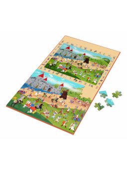 Scratch, 2 w 1 Puzzle magnetyczne i gra obserwacyjna - Farma 80 el.