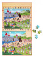 Scratch, 2 w 1 Puzzle magnetyczne i gra obserwacyjna - Farma 80 el.