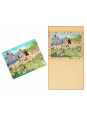 Scratch, 2 w 1 Puzzle magnetyczne i gra obserwacyjna - Farma 80 el.