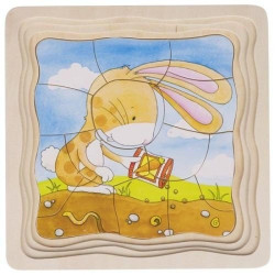 Puzzle Co tu wyrośnie? - zabawki dla dzieci