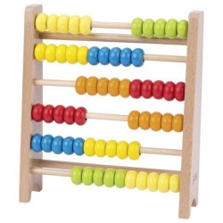 Liczydło  dla dzieci nauka liczenia, metoda montessori  goki - drewniana zabawka edukacyjna, zabawka dla 4 latka, liczydło