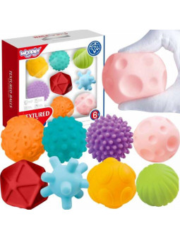 WOOPIE Klocki Sensoryczne do Ściskania 8 el.