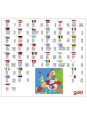 Zabawka drewniana Puzzle dla dzieci - mapa konturowa Europy, nauka geografii metoda montessori  goki - drewniane puzzle edukacyj