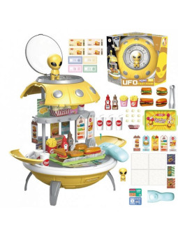 WOOPIE Sklep Fast Food 3w1 Plecak Projektor UFO 60 el.
