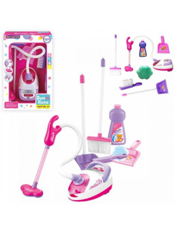 WOOPIE Zestaw do Sprzątania Odkurzacz Funkcja Ssania Szczotka 7 el.