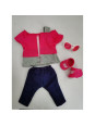 WOOPIE Modne Ubranko dla Lalki LOVE Okulary Buciki 43-46 cm WOOPIE Modne Ubranko dla Lalki LOVE Okulary Buciki 43-46 cm