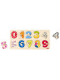 Zabawka drewniana  Puzzle drewniane dla dzieci- cyferki - nauka liczenia, metoda montessori  goki - drewniane puzzle, zabawka dl
