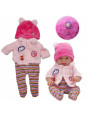 WOOPIE Ubranko dla Lalki Zestaw Kurteczka Baranek Czapeczka + Body 43-46 cm WOOPIE Ubranko dla Lalki Zestaw Kurteczka Baranek Czapeczka + Body 43-46 cm