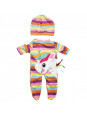 WOOPIE Ubranko dla Lalki Zestaw Pajacyk Body Jednorożec Czapeczka 43-46 cm WOOPIE Ubranko dla Lalki Zestaw Pajacyk Body Jednorożec Czapeczka 43-46 cm
