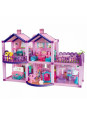 WOOPIE Domek dla Lalek Kucyków PONY FANTASY VILLA 120 el.
