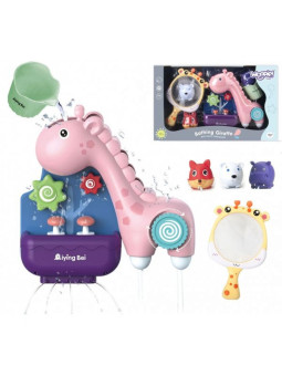 WOOPIE Zestaw Zabawka Wodna do Kąpieli Żyrafa Kubeczek 2w1 Gra Łowienie Rybek