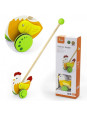 Viga Toys Drewniany Pchacz Edukacyjny Kurka Viga Toys Drewniany Pchacz Edukacyjny Kurka