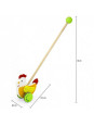 Viga Toys Drewniany Pchacz Edukacyjny Kurka Viga Toys Drewniany Pchacz Edukacyjny Kurka