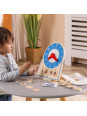 VIGA Drewniany Zegar Nauka Zegara  Czasu Montessori VIGA Drewniany Zegar Nauka Zegara  Czasu Montessori