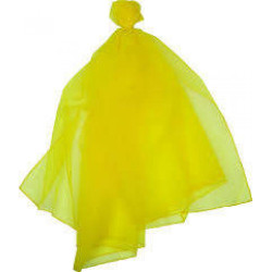 Zabawka antystresowa Chusta nylonowa do żonglowania żółta - do zabawy dla dzieci goki - zabawka do żonglowania, zabawka dla