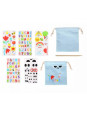 WOOPIE ART&FUN Zestaw Kreatywny Magiczna Torebka + Naklejki do Dekoracji ponad 109 szt.
