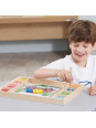 VIGA Drewniana Gra Kulki Złap i Dopasuj Układanka Montessori VIGA Drewniana Gra Kulki Złap i Dopasuj Układanka Montessori
