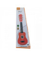 Viga Drewniana gitara dla dzieci Czerwona 21 cali 6 strun