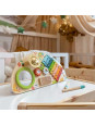 TOOKY TOY Wielofunkcyjny Instrument Centrum Muzyczne Ksylofon Zębatki Tarka Bębenek Talerz Pałeczki