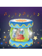 WOOPIE Bębenek Pozytywka Projektor 3w1 Zabawka Muzyczna dla Niemowląt + Walec Roller do Nauki Raczkowania WOOPIE Bębenek Pozytywka Projektor 3w1 Zabawka Muzyczna dla Niemowląt + Walec Roller do Nauki Raczkowania
