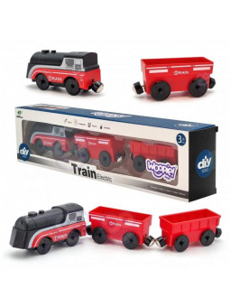 WOOPIE Lokomotywa Elektryczna Pociąg Wagony na Magnes