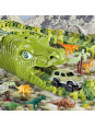 WOOPIE Tor Samochodowy XXL Dinozaury 240 el.