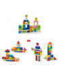 Viga Toys Klocki Drewniane Edukacyjne 100 elem. Cyferki Literki
