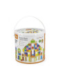 Viga Toys Klocki Drewniane Edukacyjne 100 elem. Cyferki Literki