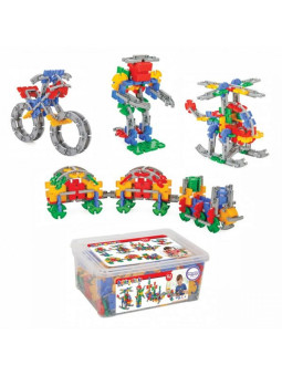 WOOPIE Zestaw Konstrukcyjnych Klocków w Skrzynce 512 szt.