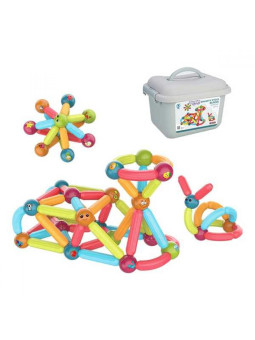 WOOPIE Magnetyczne Klocki Konstrukcyjne Edukacyjne 76 el.