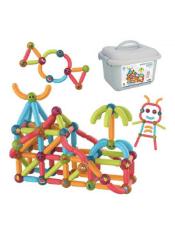 WOOPIE Magnetyczne Klocki Konstrukcyjne Edukacyjne 128 el.