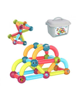 WOOPIE Magnetyczne Klocki Konstrukcyjne Edukacyjne 52 el.