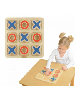 Kółko I Krzyżyk Drewniana Gra Dla Dzieci Logiczna Łamigłówka