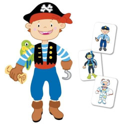 Układanka magnetyczna dla dzieci - puzzle magnetyczne  - kim chcę być goki - puzzle magnetyczne dla 3 latka