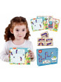 TOOKY TOY Gra Logiczna Tablica Magnetyczna Układanka Puzzle dla Dzieci 40 el. TOOKY TOY Gra Logiczna Tablica Magnetyczna Układanka Puzzle dla Dzieci 40 el.