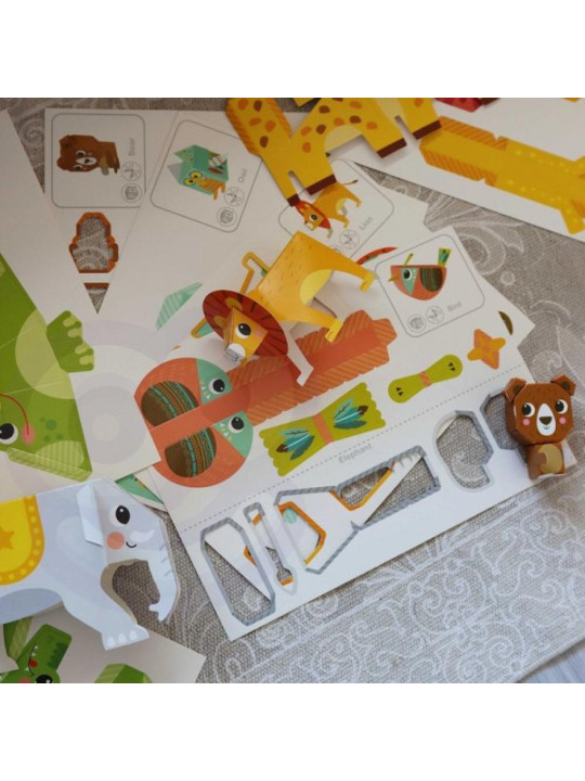 WOOPIE ART&FUN Zestaw Kreatywny Origami 3D Zrób to Sam 10 Zwierzaków WOOPIE ART&FUN Zestaw Kreatywny Origami 3D Zrób to Sam 10 Zwierzaków