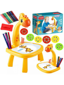 WOOPIE Tablica do Rysowania Projektor Żyrafa + Flamastry