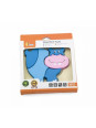 VIGA Pierwsze drewniane Puzzle maluszka Hipopotam